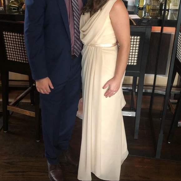 Mila Gown Carla bridesmaids dress in champagne - Picture 2 of 3